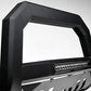 VXMOTOR for 2010-2018 Toyota 4Runner - Matte Black AVT Style Aluminum LED Light Bull Bar Brush Push Front Bumper Grill Grille Guard with Skid Plate